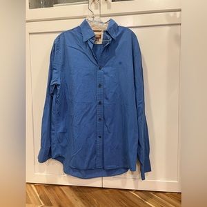 Michael Kors size M blue with thin stripes 100% cotton